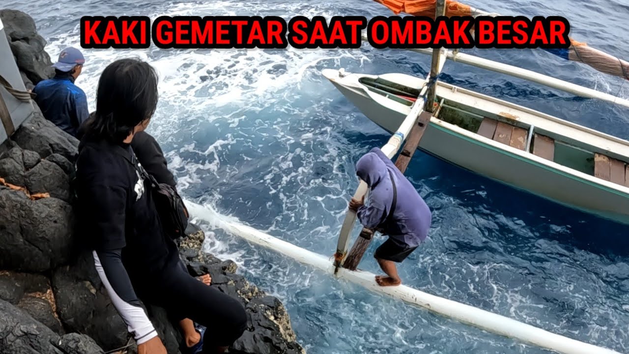 🔴 Karena ombak besar ini yang terjadi