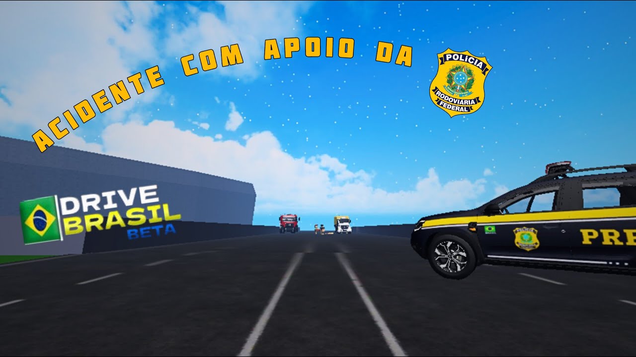SEQUESTRADO? ACIDENTE, FUGAS, PRF [DRIVE BRASIL 🇧🇷 -ROBLOX RP]