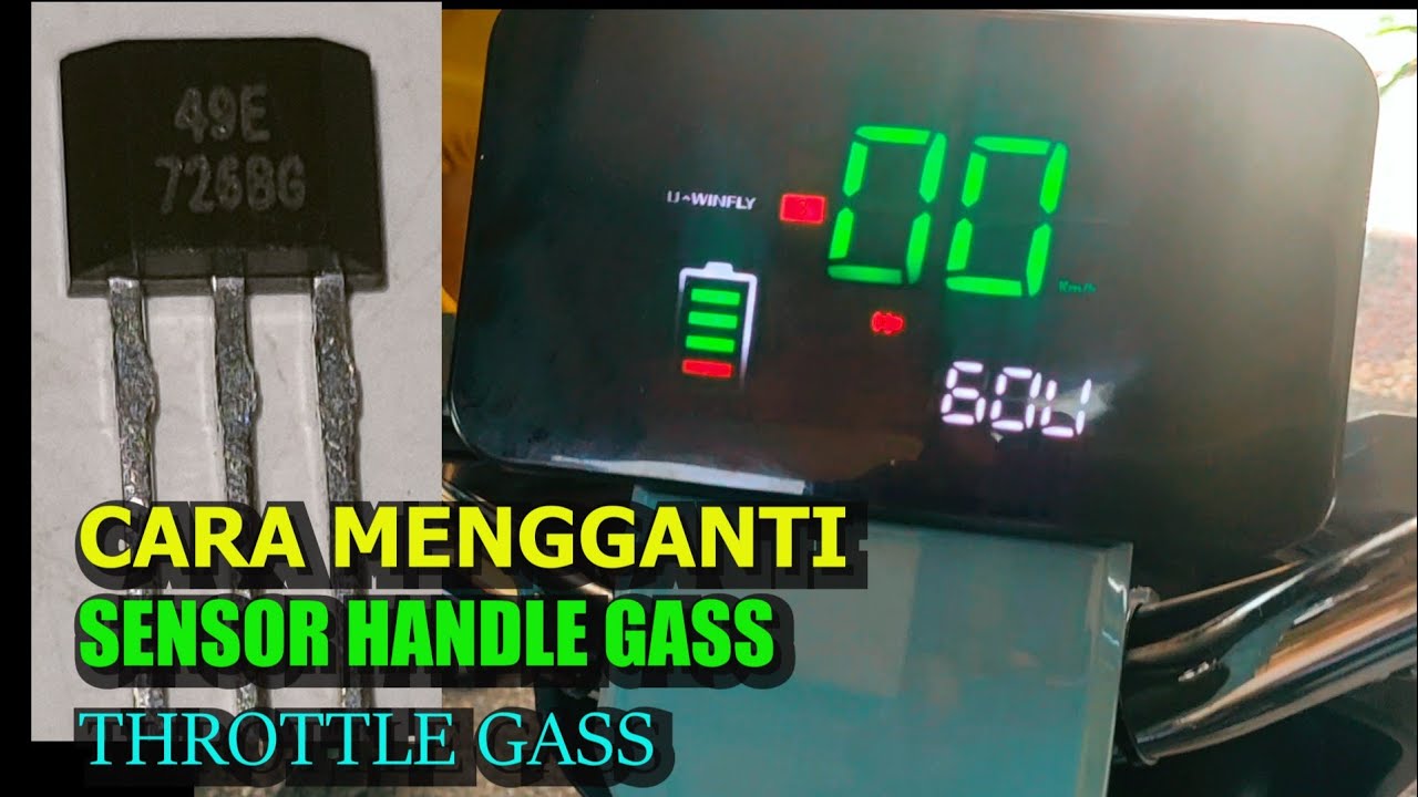 Cara Mengganti SENSOR Handle Gass/Throttle MOTOR LISTRIK @putradewataproduction