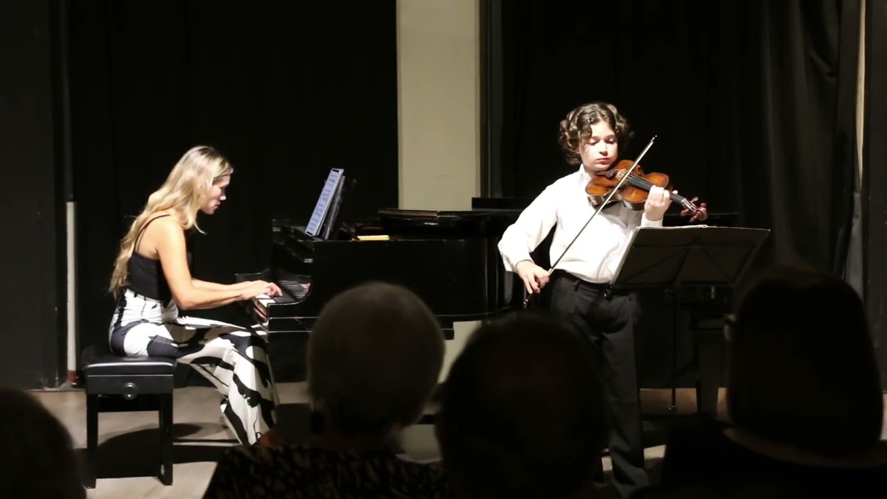 Sonatina Op. 100 (A. Dvorak) II. Larghetto. Marcos Carreras-Tamara Benítez
