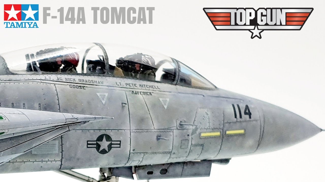Модель самолёта Top Gun F-14A Tomcat Tamiya 1/48 Tamiya