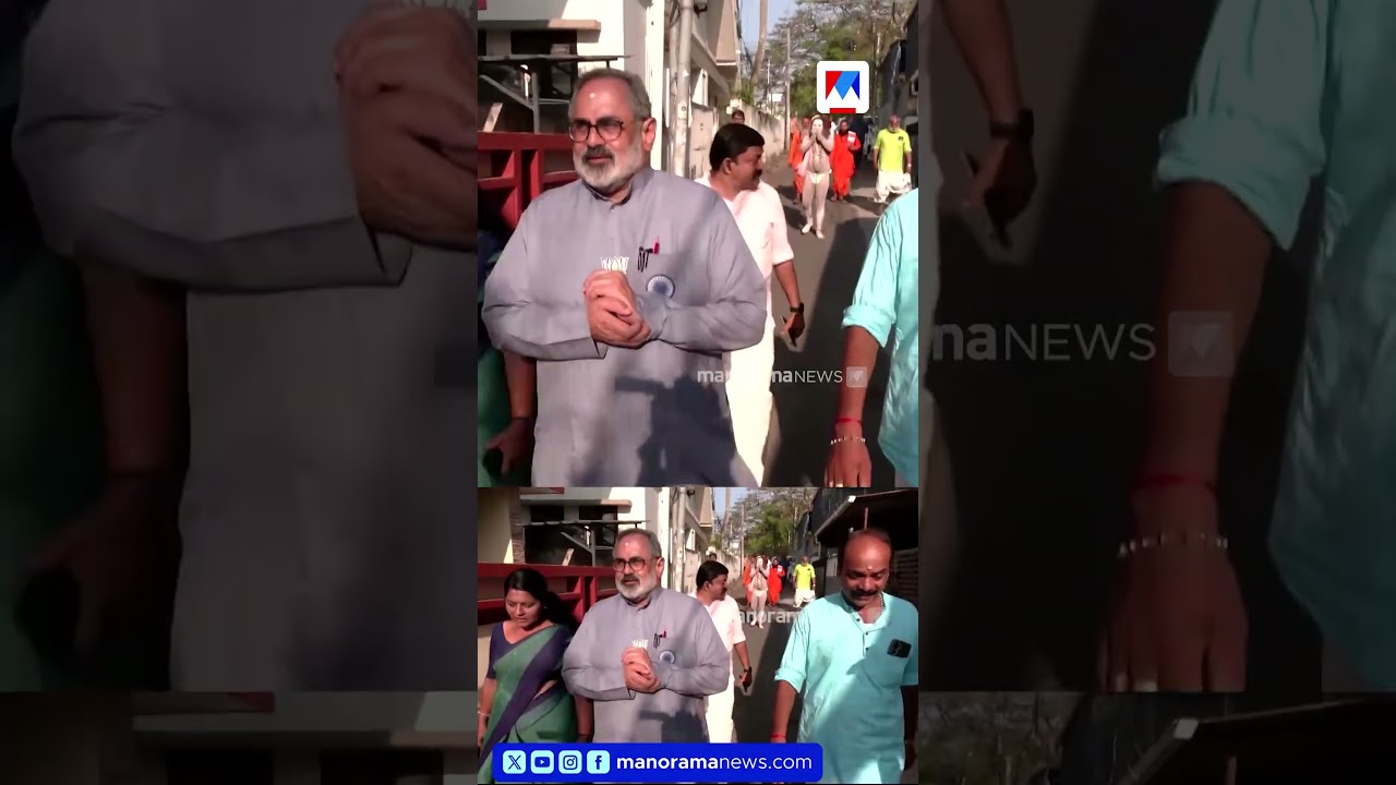 &lsquo;ഞങ്ങളെ യോഗിജി അയച്ചതാണ്&rsquo;; രാജീവ് ചന്ദ്രശേഖറിനെ ആശീര്&zwj;വദിച്ച് അഘോരി സന്യാസി | Aghoris | BJP