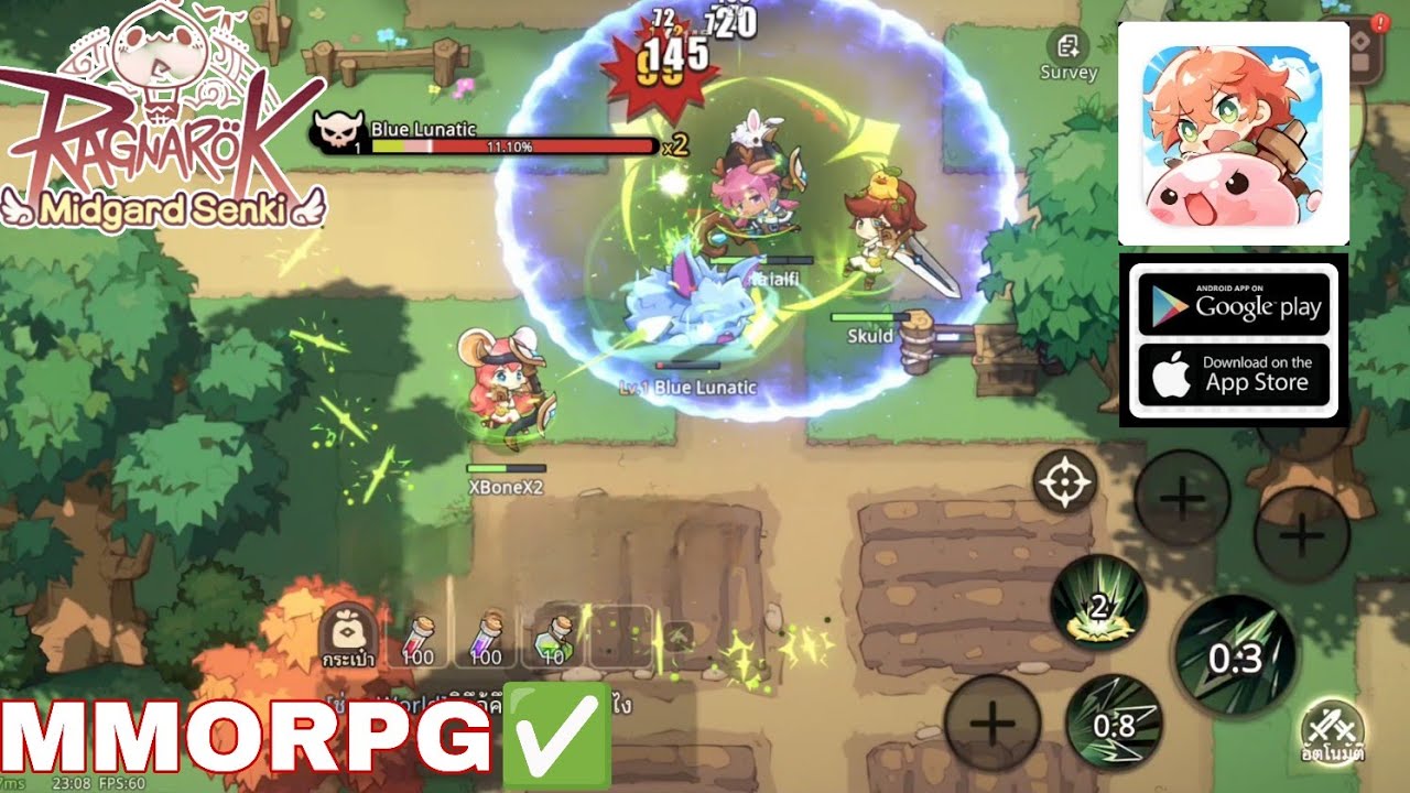 Ragnarok Midgard Senki Gameplay New MMORPG For Android/ios 