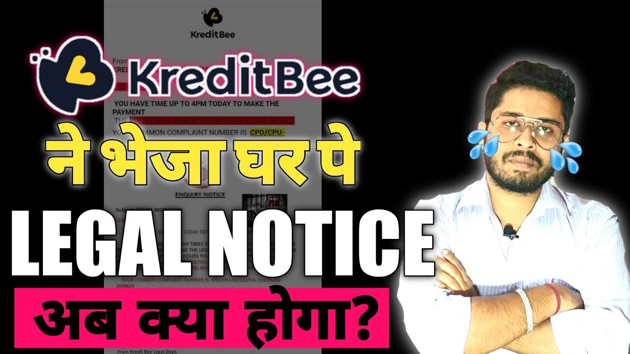Kreditbee sent Legal Notice at home 😭|| Now what will happen to the jail? 🤔|| kreditbee || kissht
