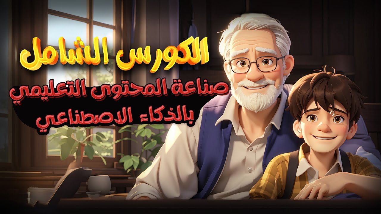 انشاء فيديو تعليمي بالذكاء الاصطناعي مجانا - شرح كامل