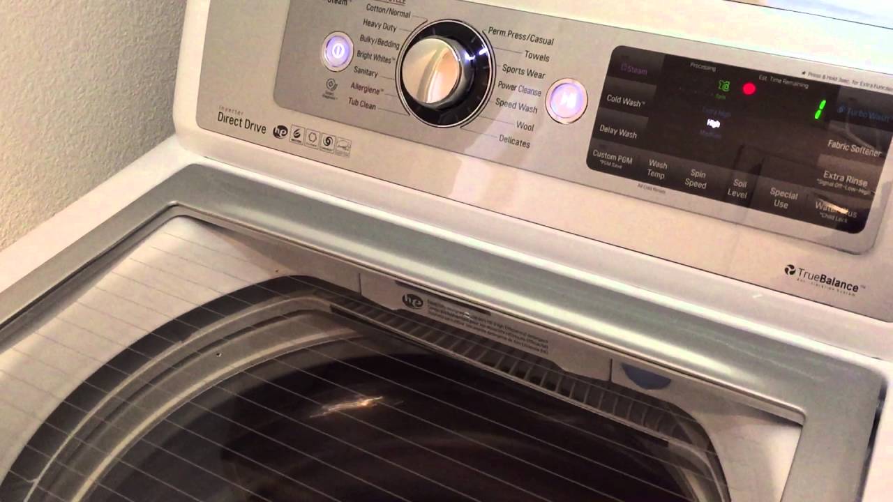 New washer finishing cycle/end tune