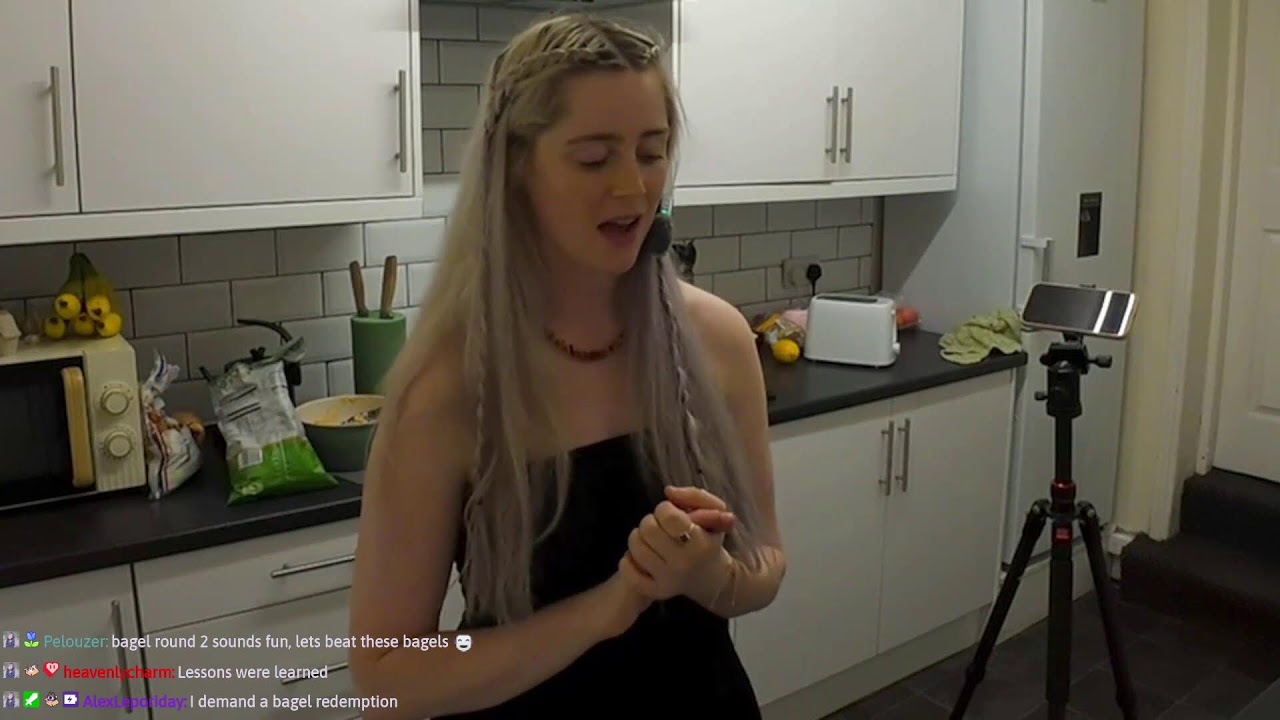 Cooking with Sarah Stream! Bagel time! jalape&ntilde;o Cheddar Bagels