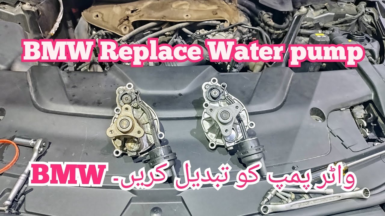 How To Replace Water pump BMW 730 Li AG 2017