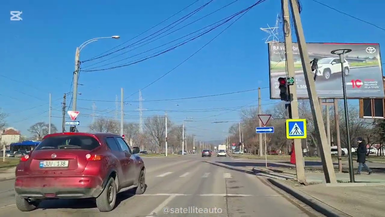 ДТП на Табачке: иногда лучше уступить. Эпизод 2. #Кишинев. — Илья за рулём.