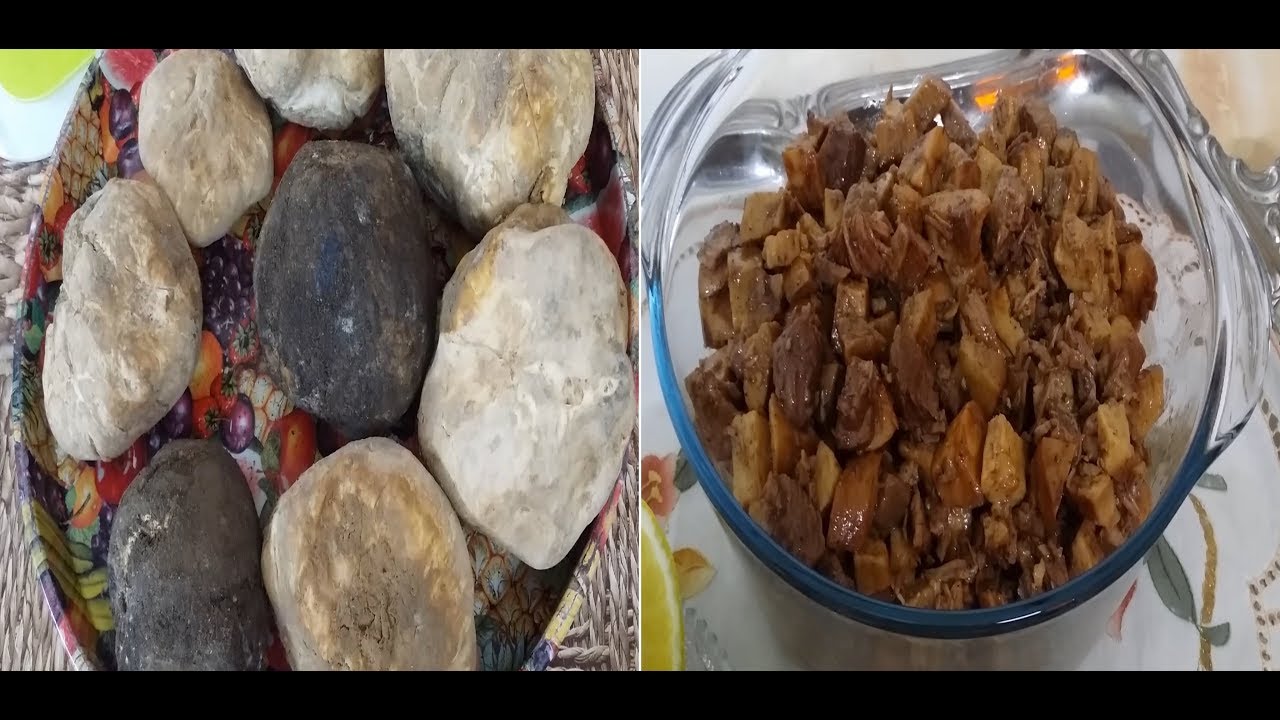 كيفية تنظيف الكمأة (الفقع) وطبخها باللحم على الطريقة اللبنانية Lebanese truffles home cooking
