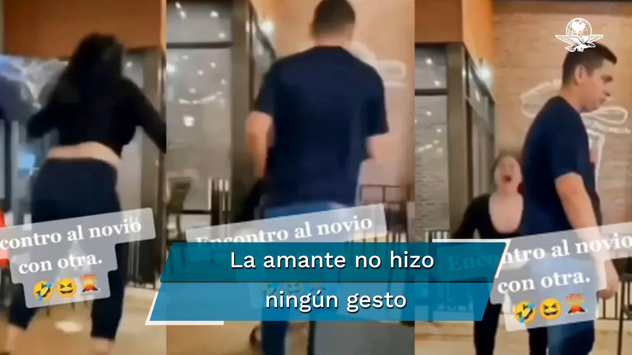 Mujer descubre a su novio con la amante en plena cita y su reacci&oacute;n se hace viral