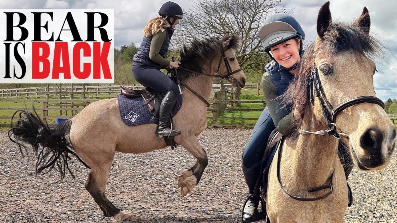 SUPER SASSY pony's first ride in 3 years