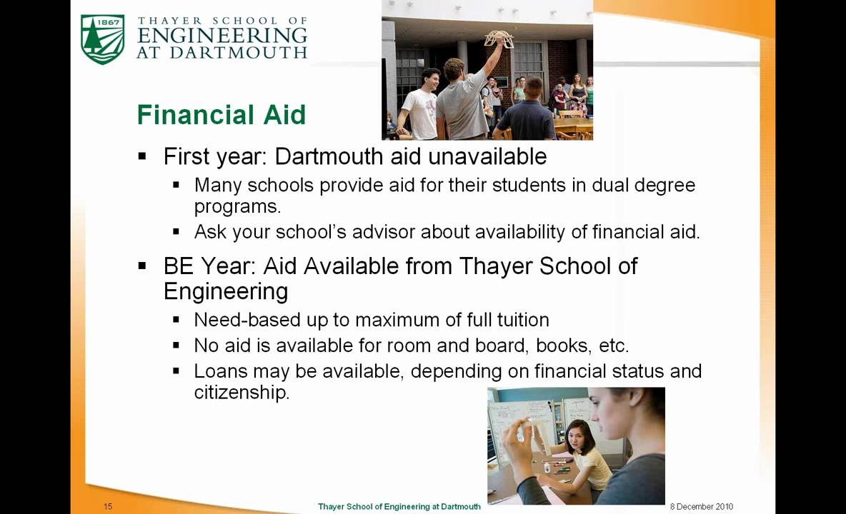 Dartmouth Dual Degree Program Webinar
