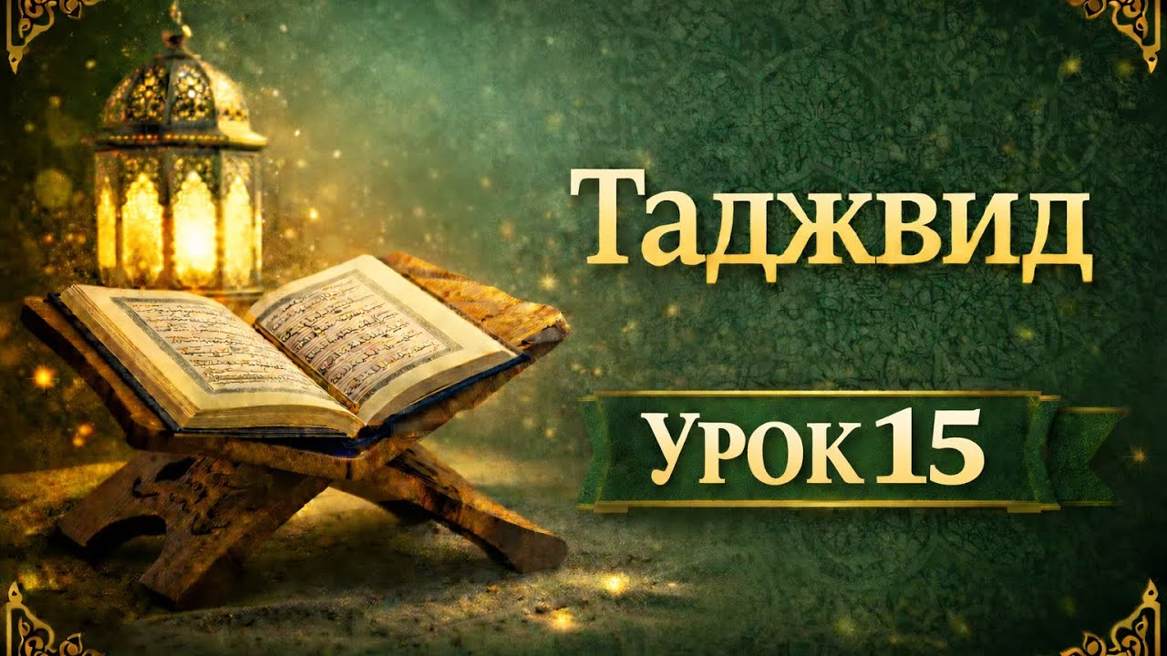 Таджвид | Урок 15 | Проверка домашнего задания 
