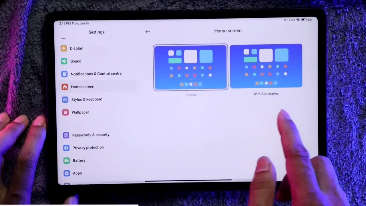 Xiaomi Pad 6 App Drawer Change | How to Change App Drawer in Xiaomi Pad 6, Pro