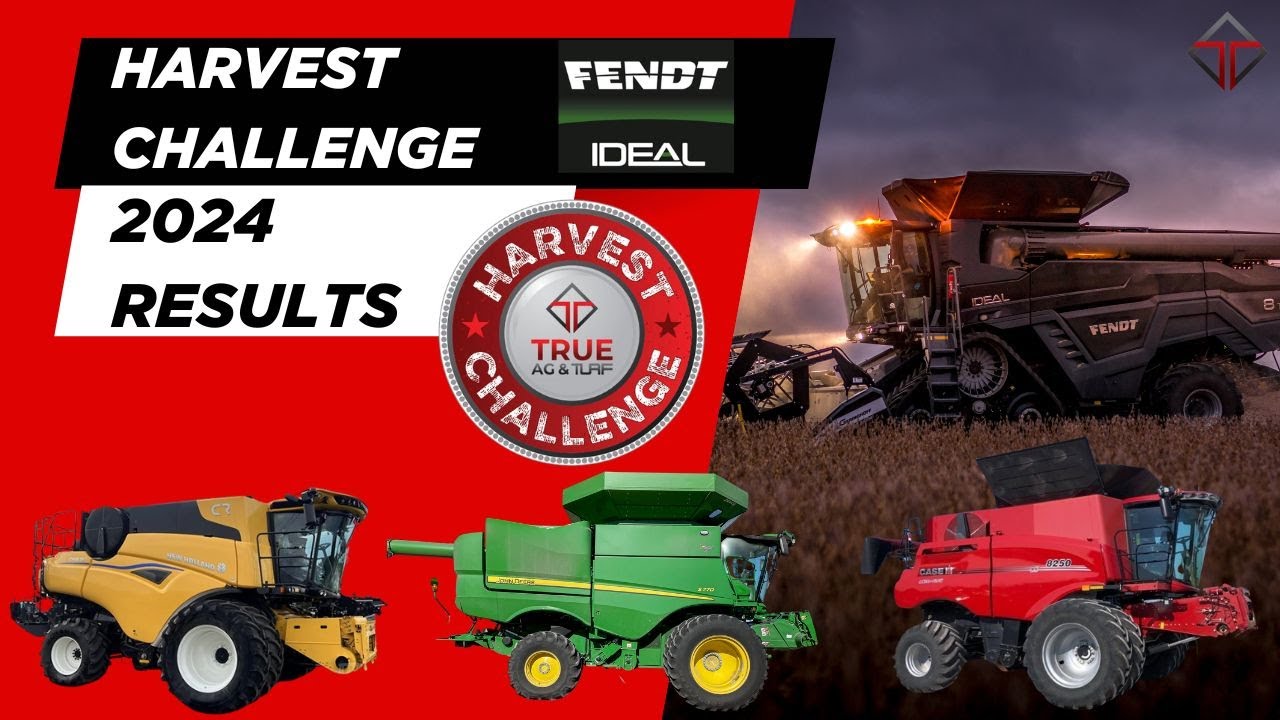 2024 True Ag & Turf Harvest Challenge with Results - Side by Side Combine Trials