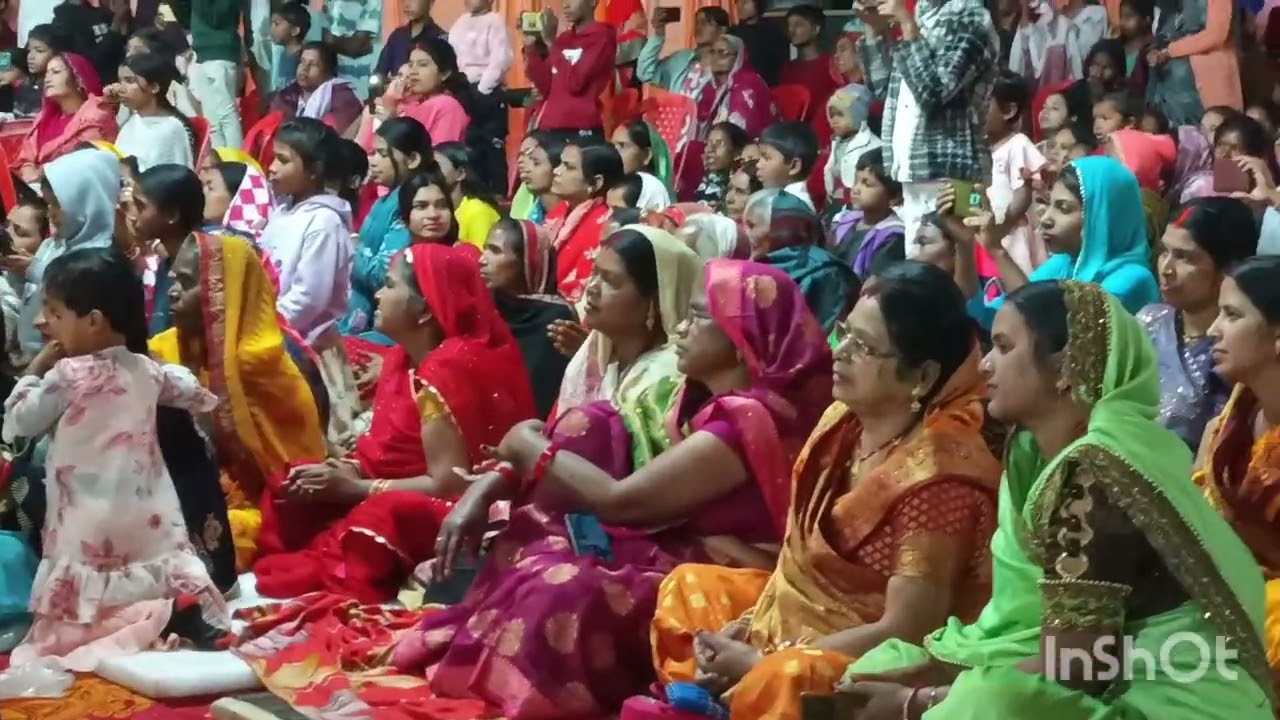 शिव महापुराण कथा में झांकी का आयोजन 