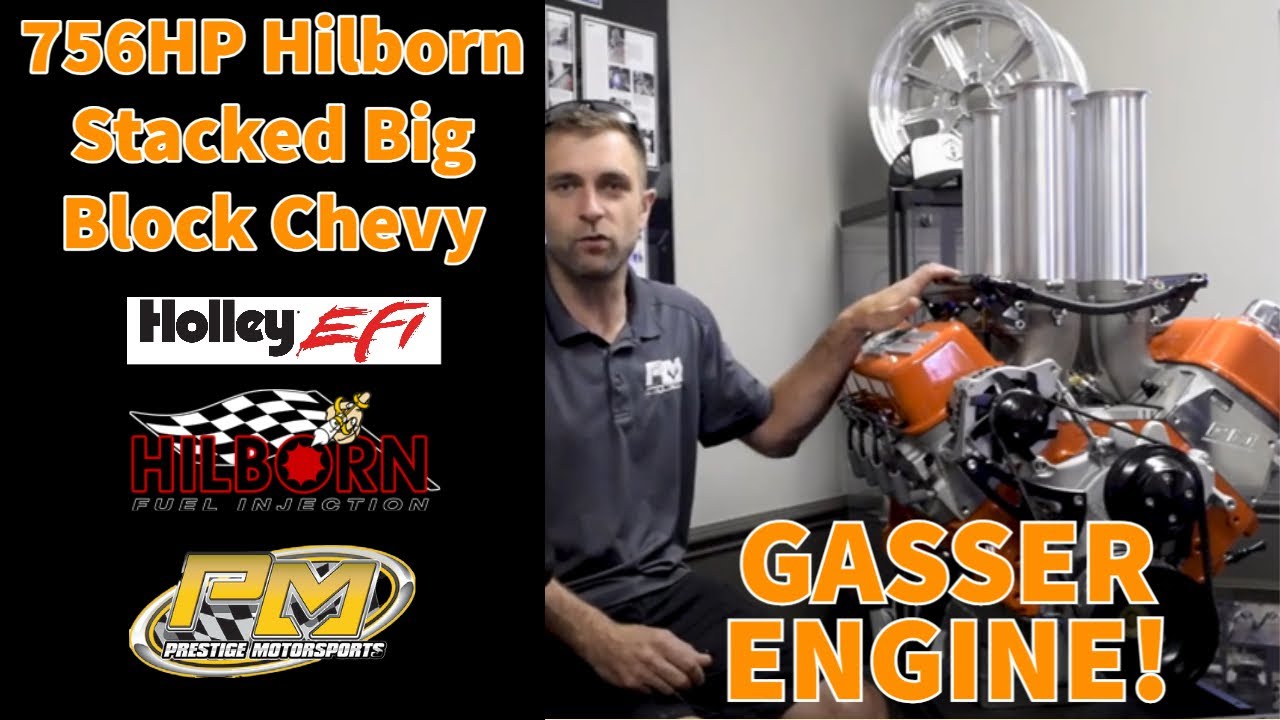 756HP Hilborn Stacked Gasser Big Block Chevy Engine Details and Dyno at Prestige Motorsports
