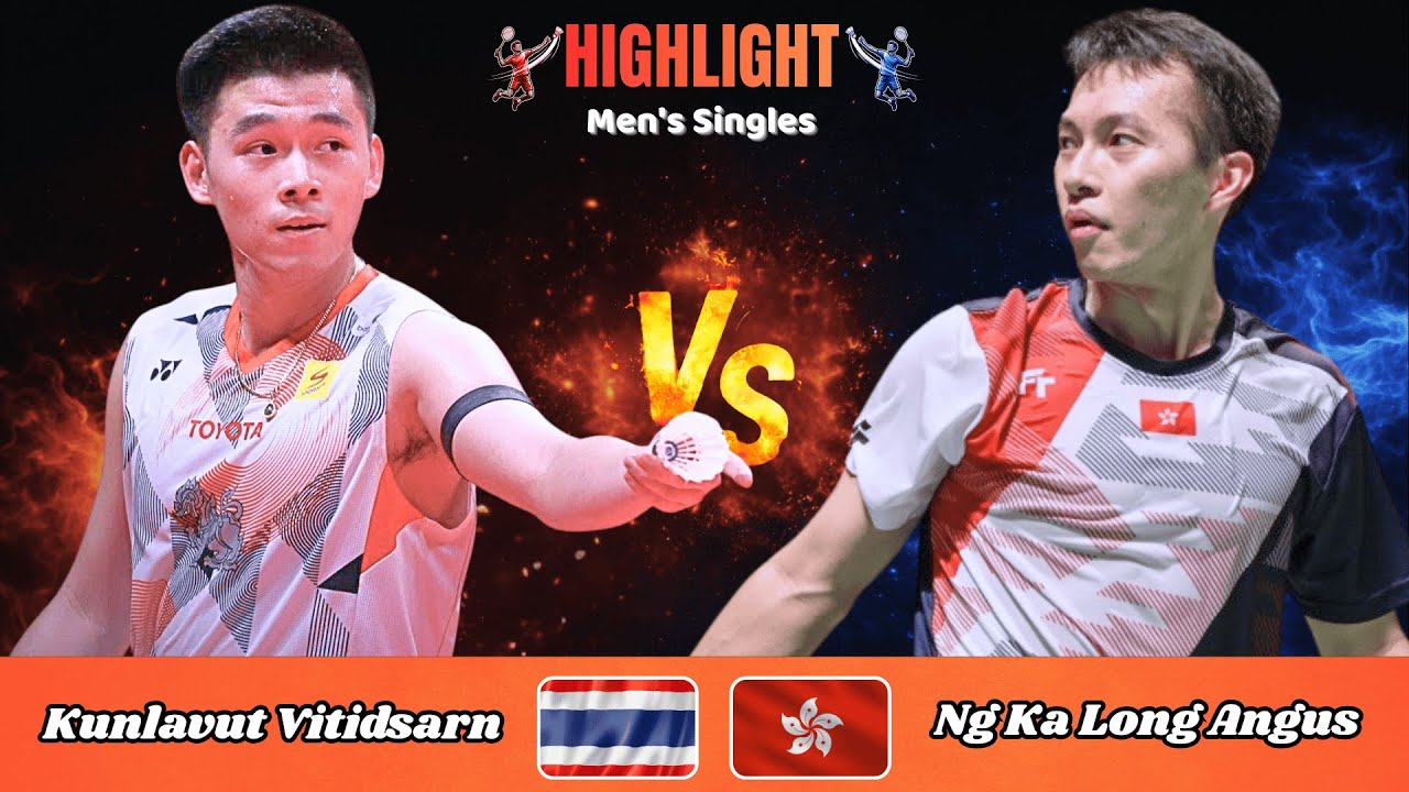 Men's Singles | Kunlavut Vitidsarn (THA) vs. Ng Ka Long Angus (HKG) | Badminton 2026