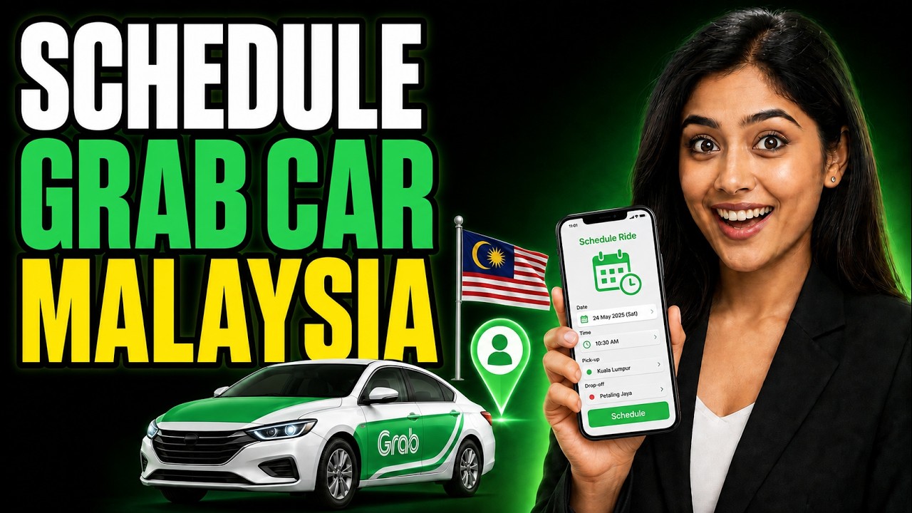 How To Schedule Grab Car Malaysia | EASY STEPS ON How to Pre Book GrabCar Malaysia Online