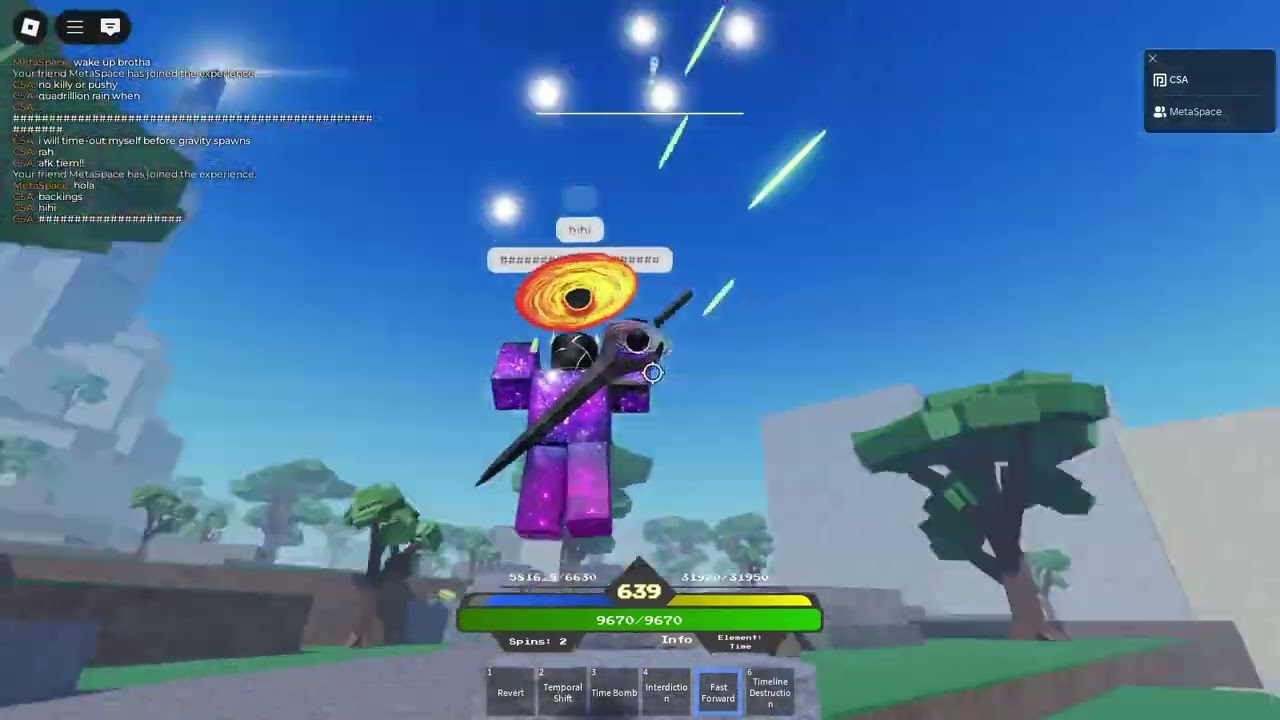 Roblox Elemental Awakening Gravity Spawn (look at desc)