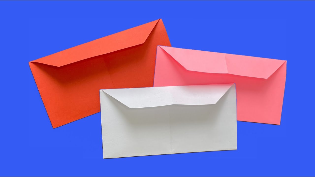 Envelop Vouwen | Eenvoudig een A4 papieren envelop vouwen | Enveloppen Maken