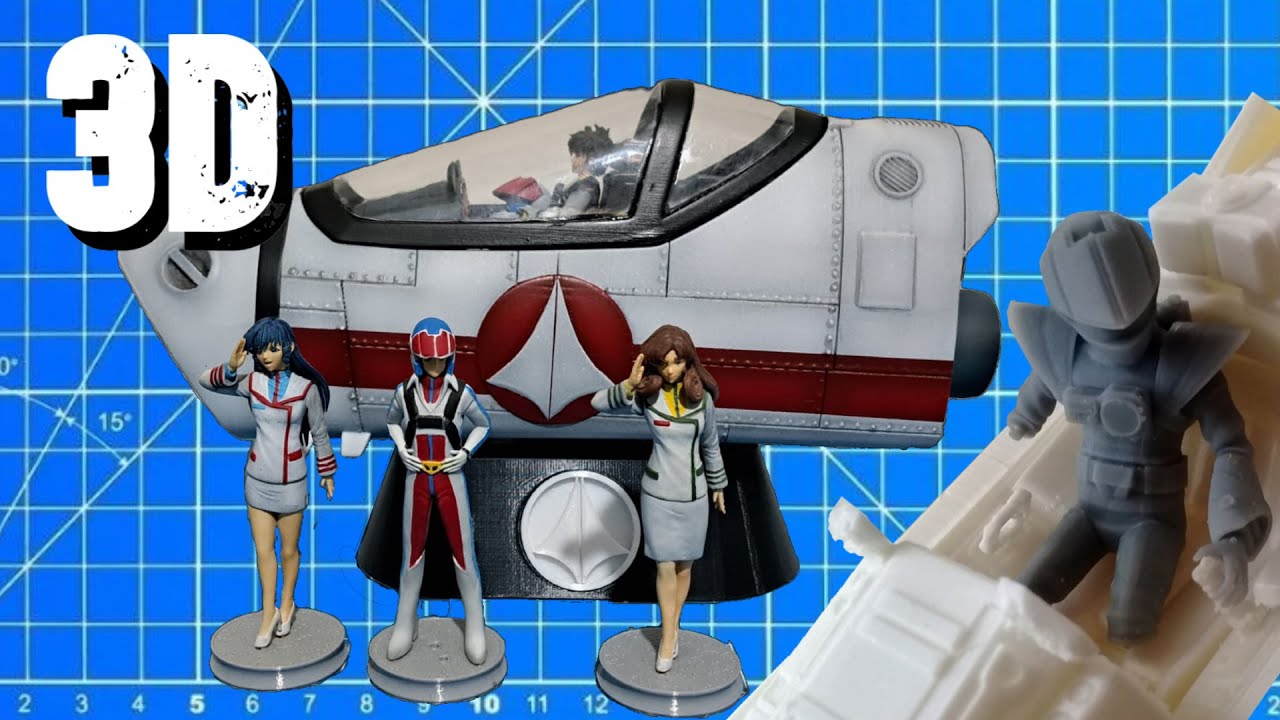 3D PRINTER CABINA VF-1J (VARITECH - VALKYRIE) / ROBOTECH / MACROSS