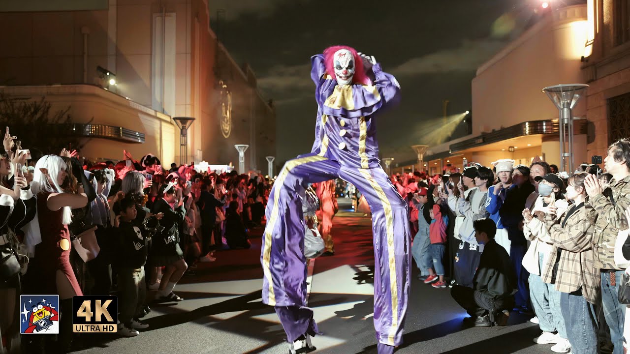 【USJ 4K撮影】ハロウィーン・ゾンビ・デ・ダンス｜Ado新曲『唱』｜サイコサーカス｜Universal Studios Japan 2023