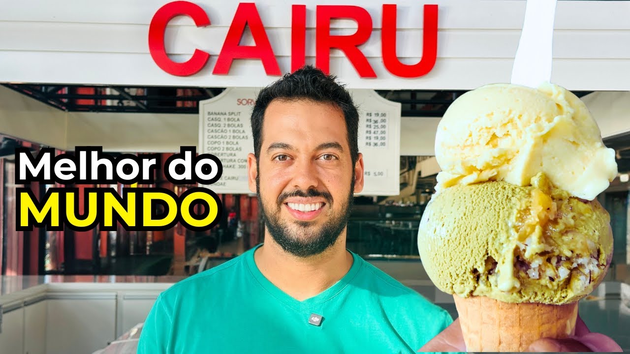 FUI NA MELHOR SORVETERIA DO MUNDO EM BELÉM DO PARÁ - CAIRU