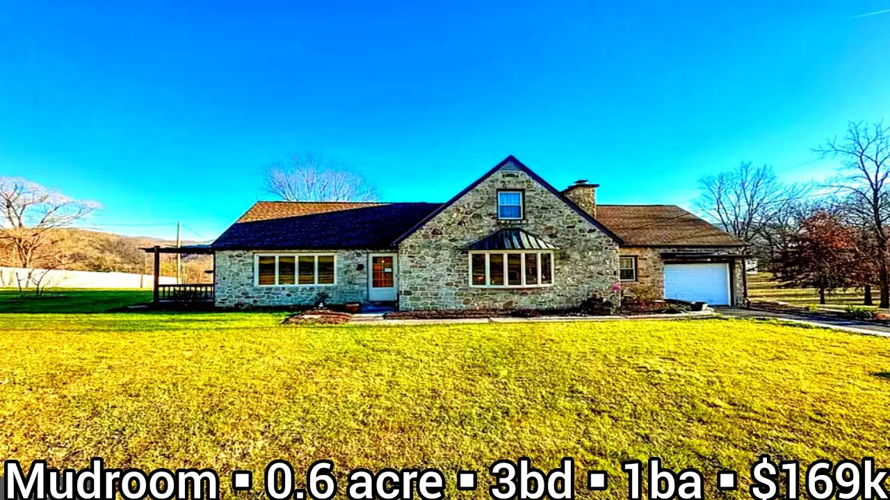 Maryland Cheap Houses For Sale | $169k| Cheap Stone Cottages For Sale| Maryland Real Estate For Sale