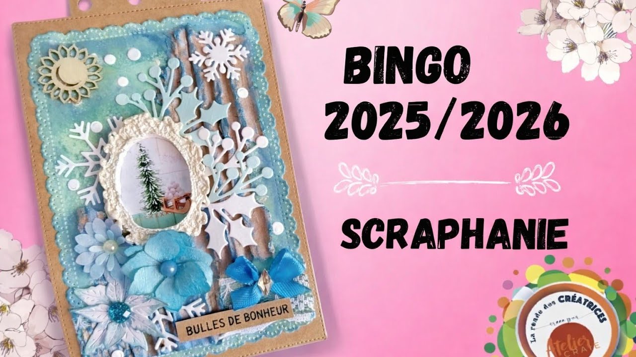 BINGO JANVIER 2026 #larondedescreatrices @ateliercraie-Sandrine 