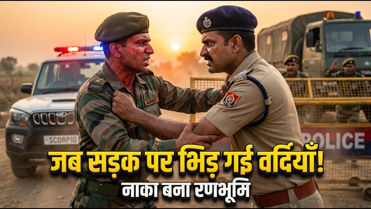 फौजी से पंगा पड़ा भारी 🔥 | Army Officer ने तोड़ी Police वाले की हेकड़ी | Real Power of Indian Army
