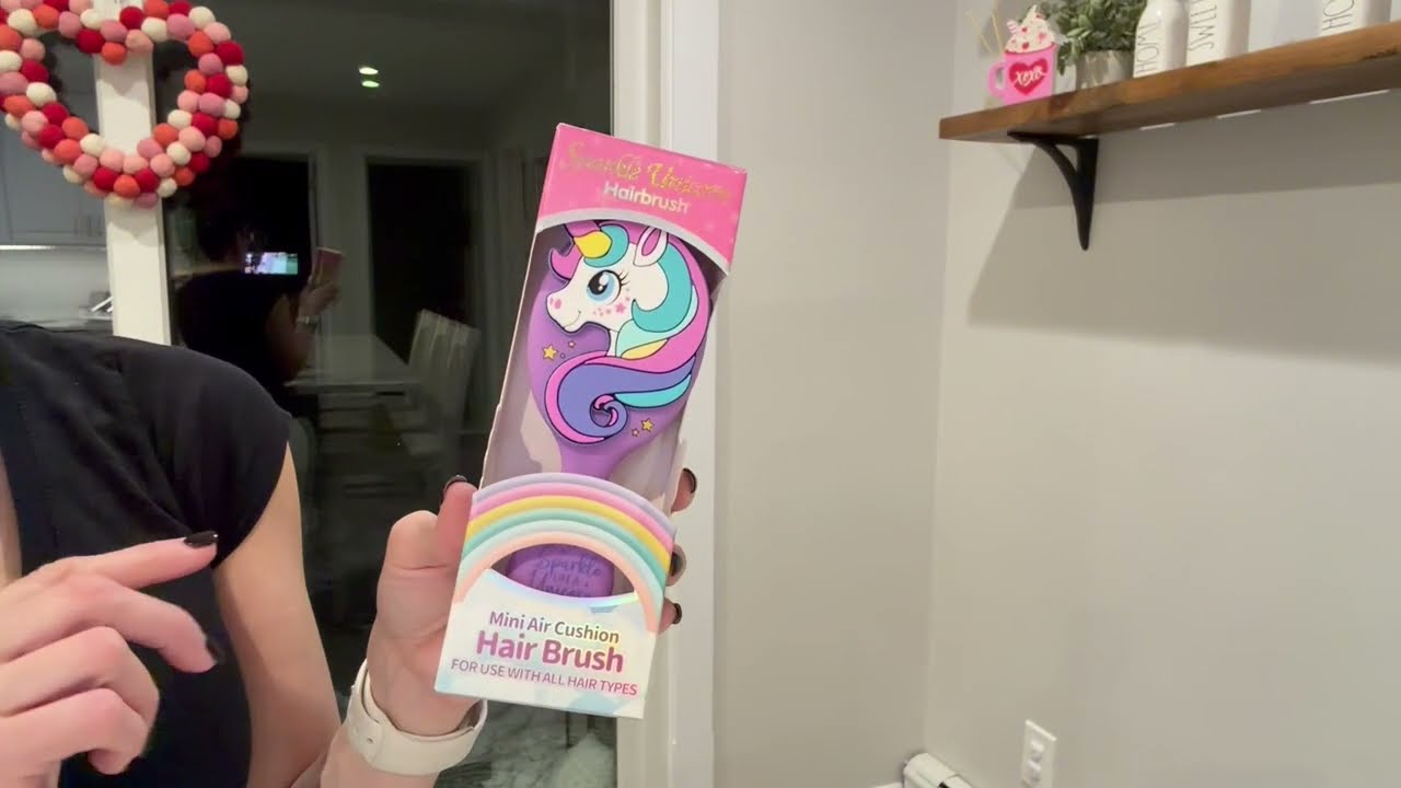Sparkle Unicorn Toddler Hair Brush Overview | Is it Worth It? #ad #amazoninfluencer