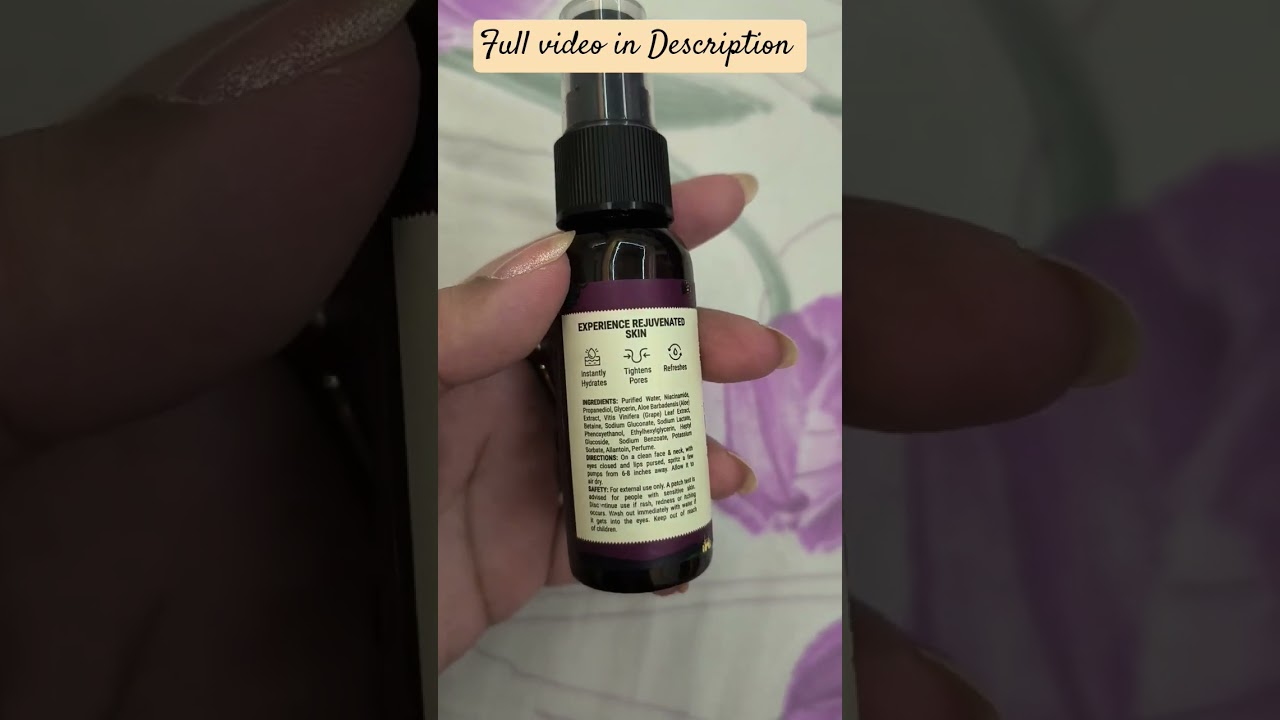 Pilgrim Red Vine Toner & Tea Tree Toner for Review 