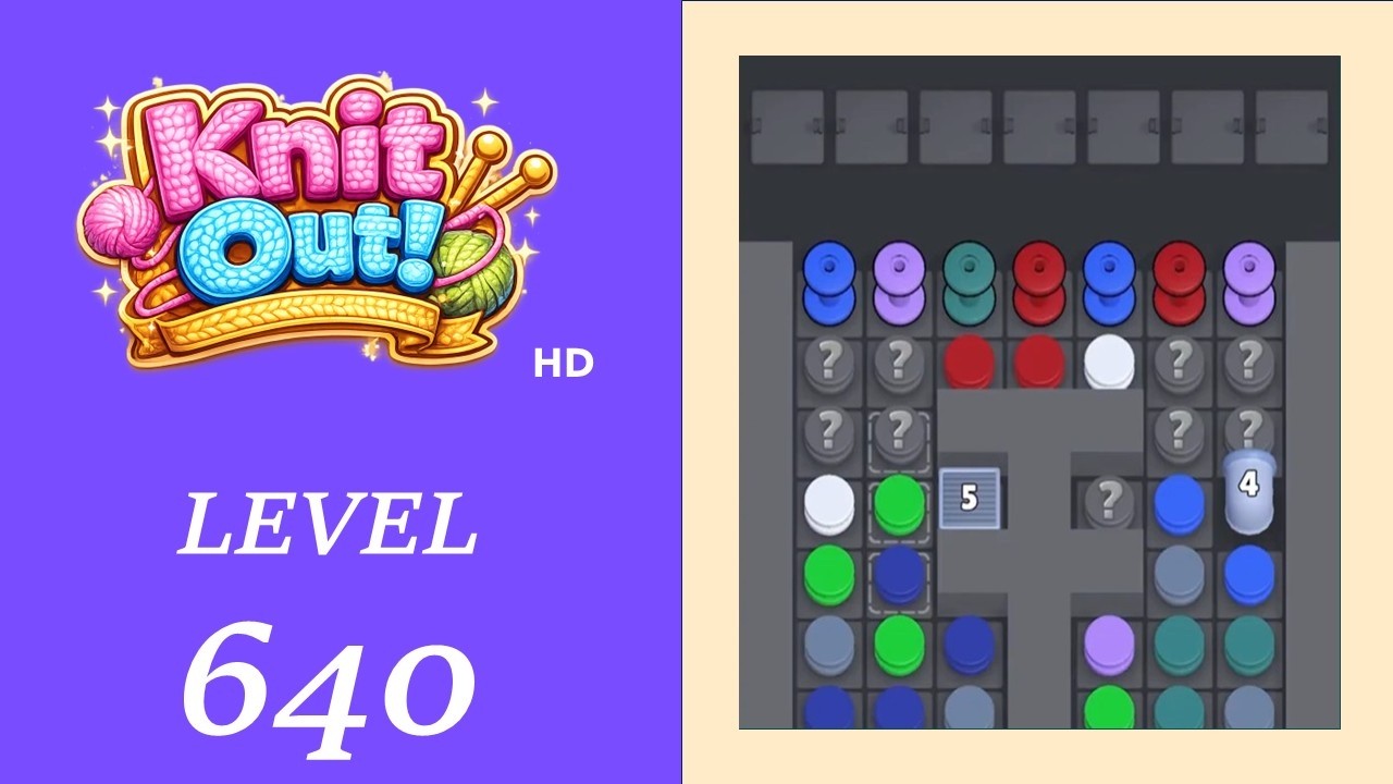 Knit Out - Level 640 Solution