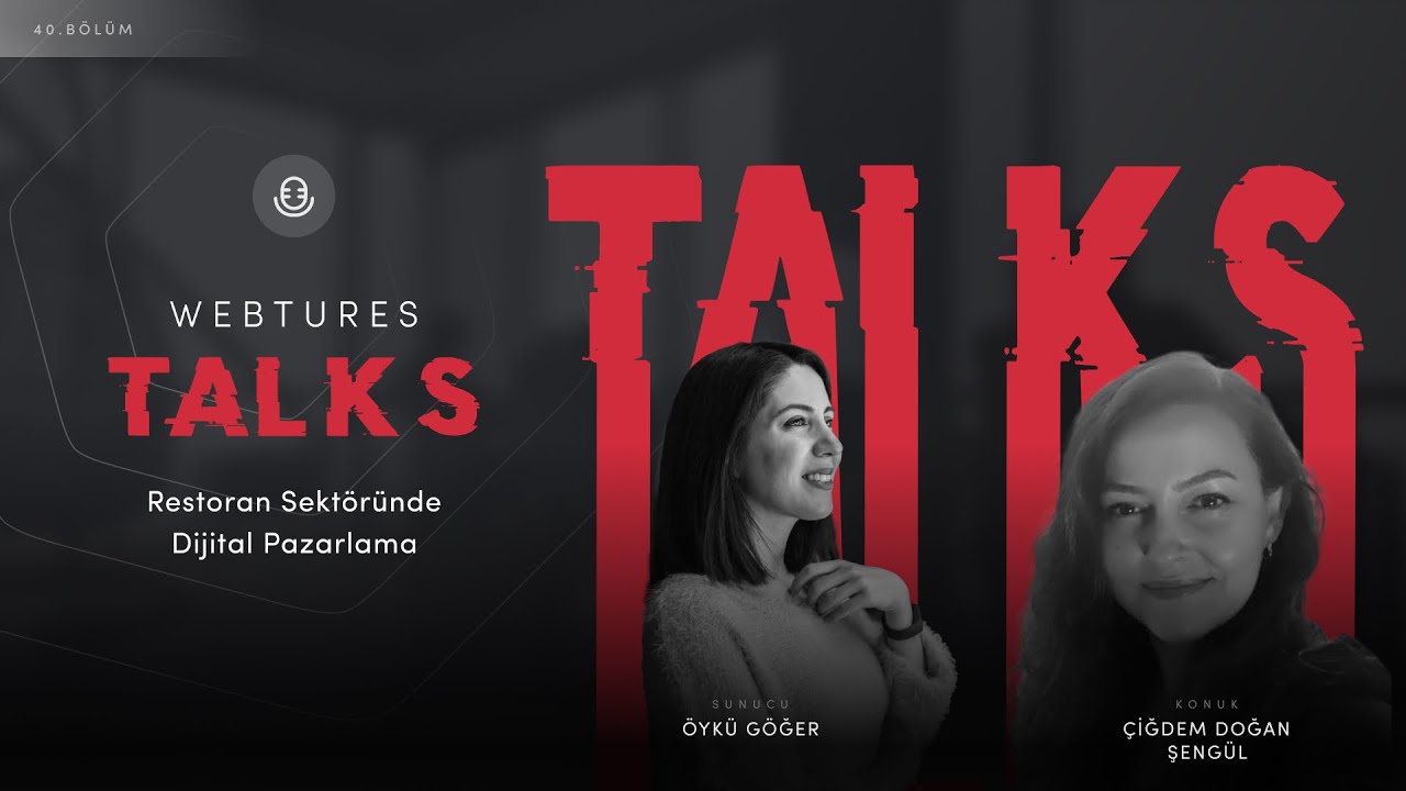 Restoran Sektöründe Dijital Pazarlama - Webtures Talks 40. Bölüm