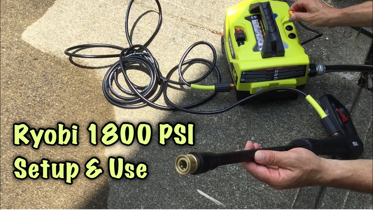 Dad Unboxes, Assembles, & Reviews the Ryobi 1800 PSI 1.2 GPM Electric Pressure Washer