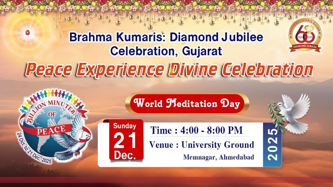 Live: Diamond Jubilee Celebration & Billion Minutes of Peace Appeal | English Trans. | 21 Dec. 2025