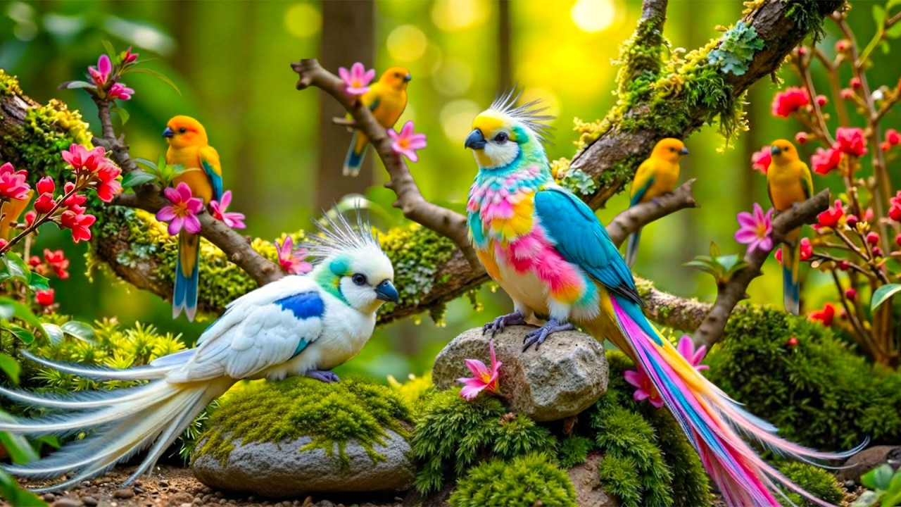 🕊 Spring Bird Sounds & Relaxing Piano Music 🌿 Peaceful Nature Ambience for Focus and Meditation