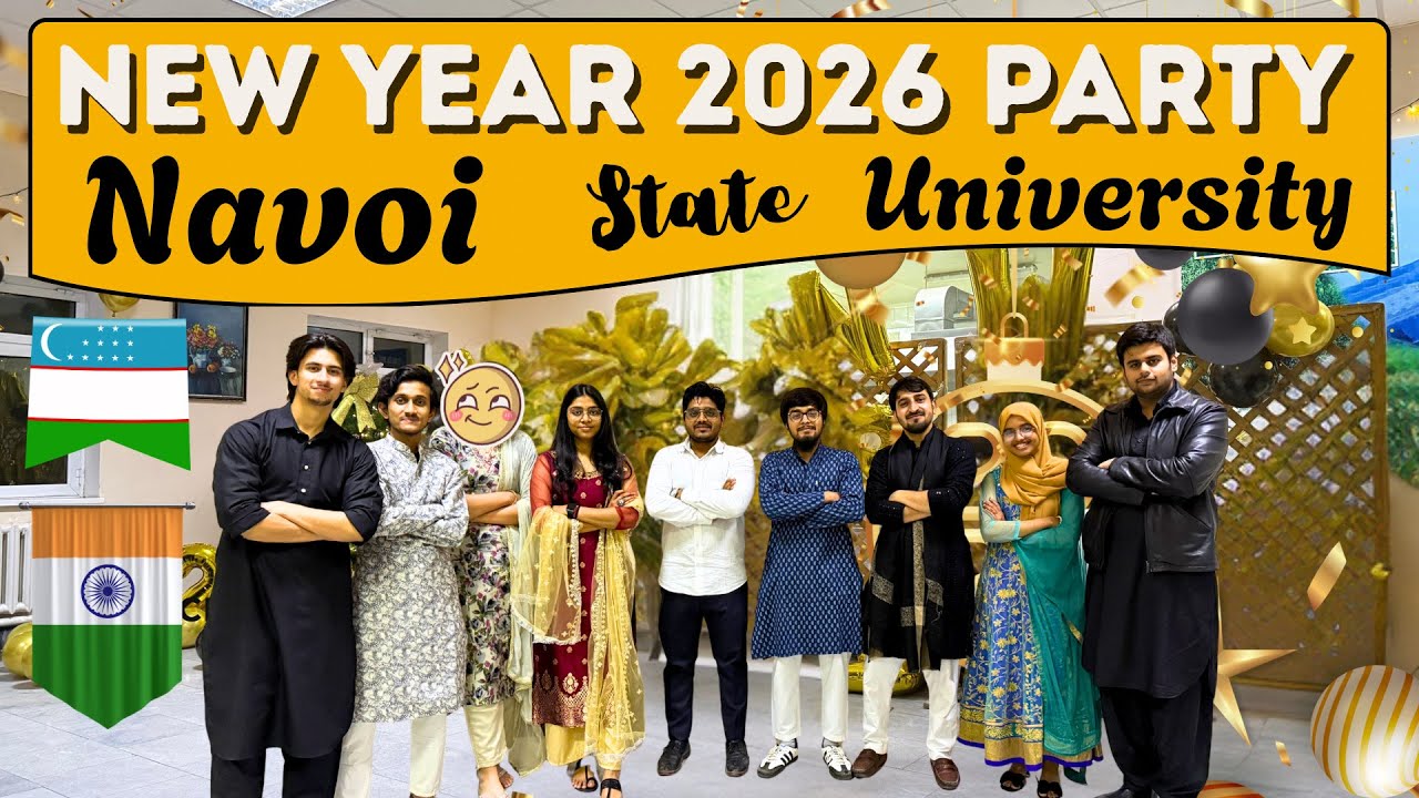 MBBS Students 🩺 New Year Celebration 🎉 2026 at Navoi State University | MBBS in Uzbekistan 2026
