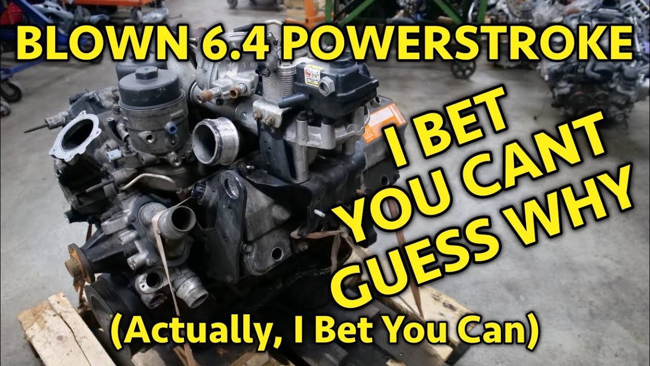 Разборка дизельного двигателя Ford Powerstroke 6,4 л «Core». Дороговато, но как я справился?