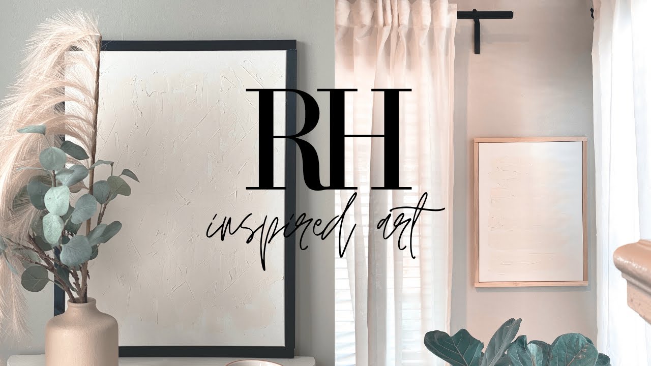 DIY WALL ART | RH INSPIRED| SUPER EASY UNDER $30