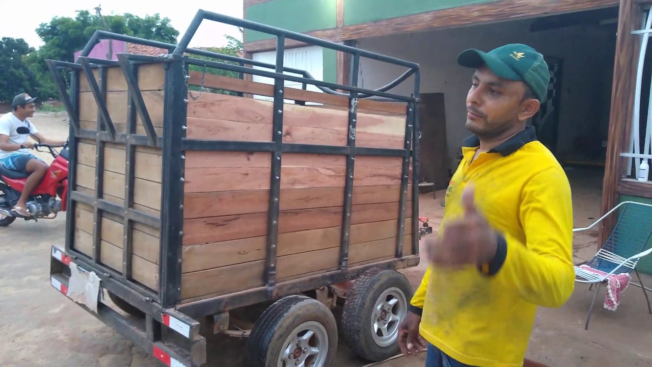 Carroçinha pra carregar animais
