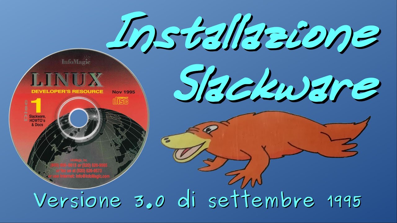 Come si installava Slackware Linux 3.0 nel 1995