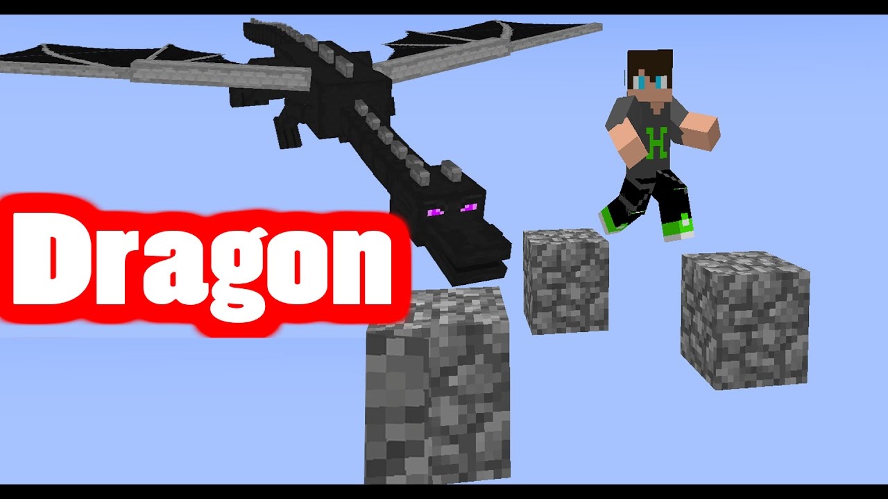 Minecraft Ejderhadan Kaçma Yarışı