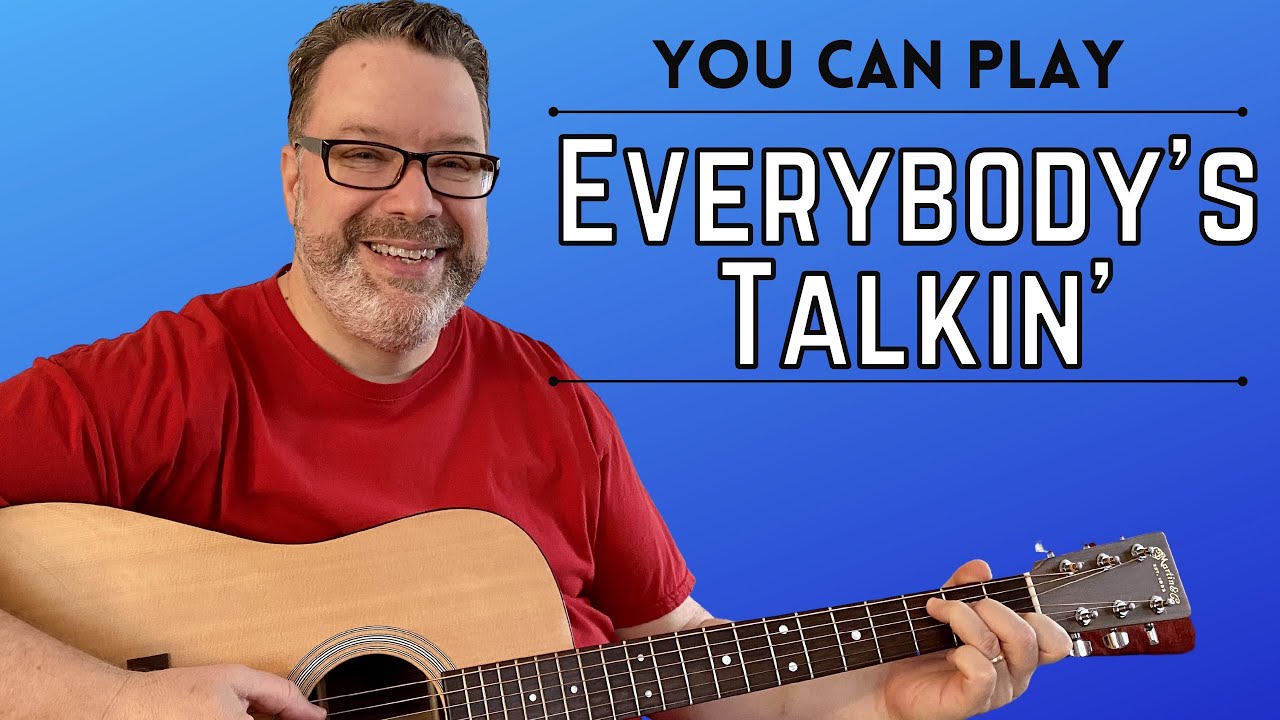 EASY WAY to Strum This Harry Nilsson Classic - Beginner Guitar