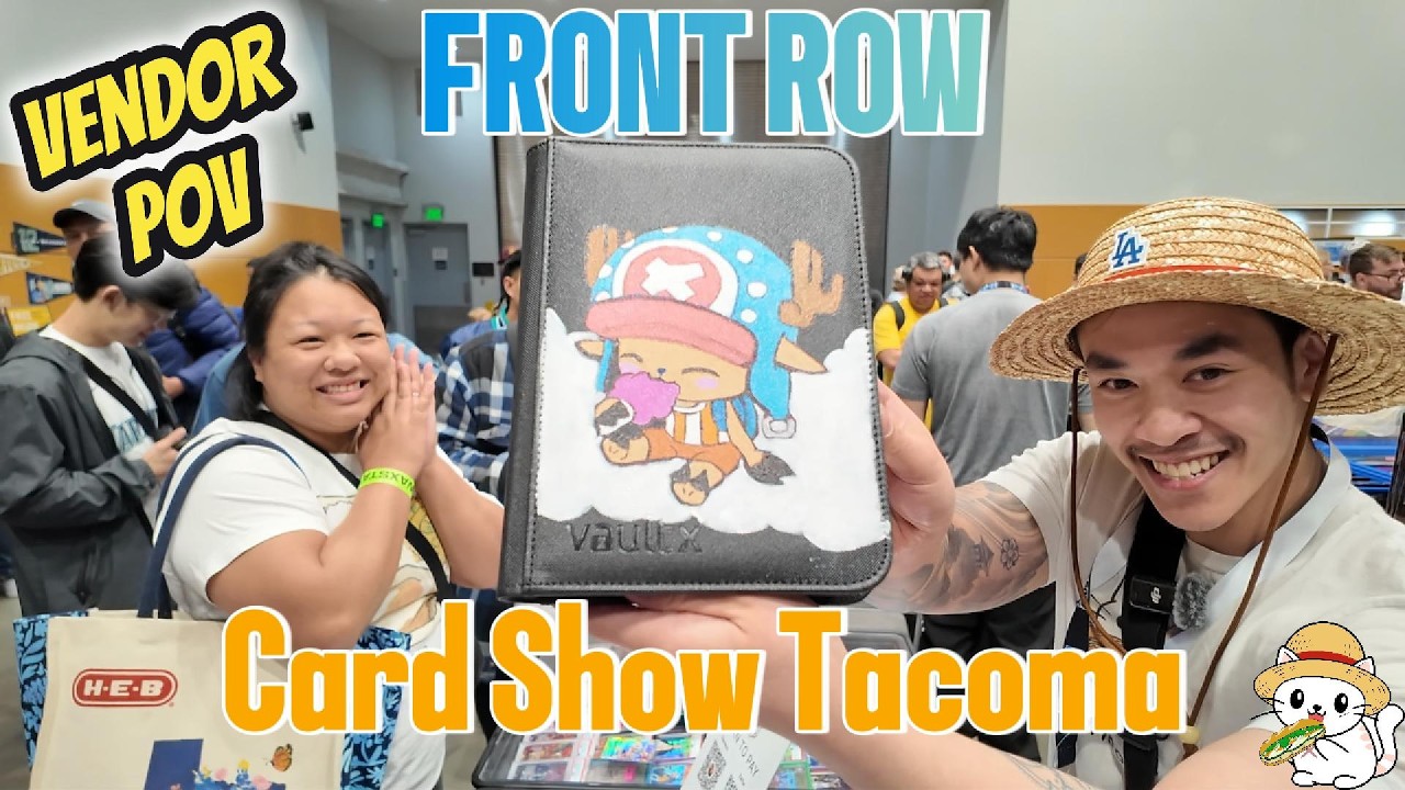 Продажа редкой золотой карты SP Luffy на карточной выставке | Взгляд продавца One Piece TCG | Fro...