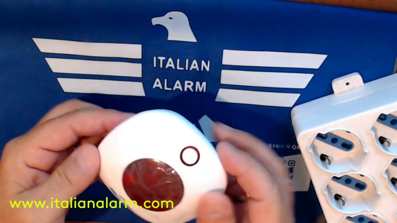 Mini Sirena Wireless da Interno per Centrali Antifurto Micro Touch, Smart Bo e Super Touch