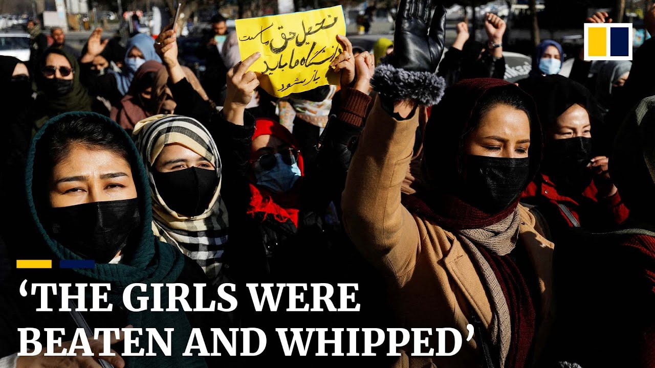 Protests against Taliban’s university ban of Afghan women erupt across Kabul