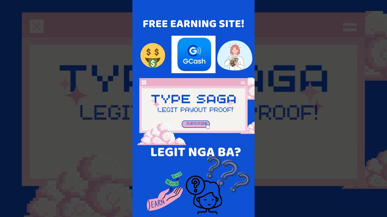 TYPE SAGA🤑 | GCASH PAYOUT PROOF🤑 LEGIT&FREE #shorts #earnmoneyonline  #viral Subscribe for more tips